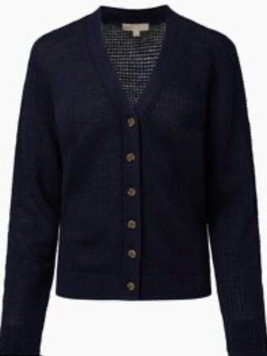 Onia Sweaters - Onia Navy V-Neck Button Front Cardigan
